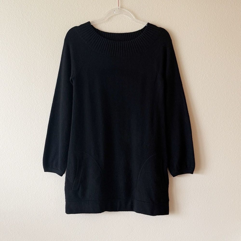 rhys and dwfen Los Angeles Minimalist 100% Cashmere Sweater Mini Dress